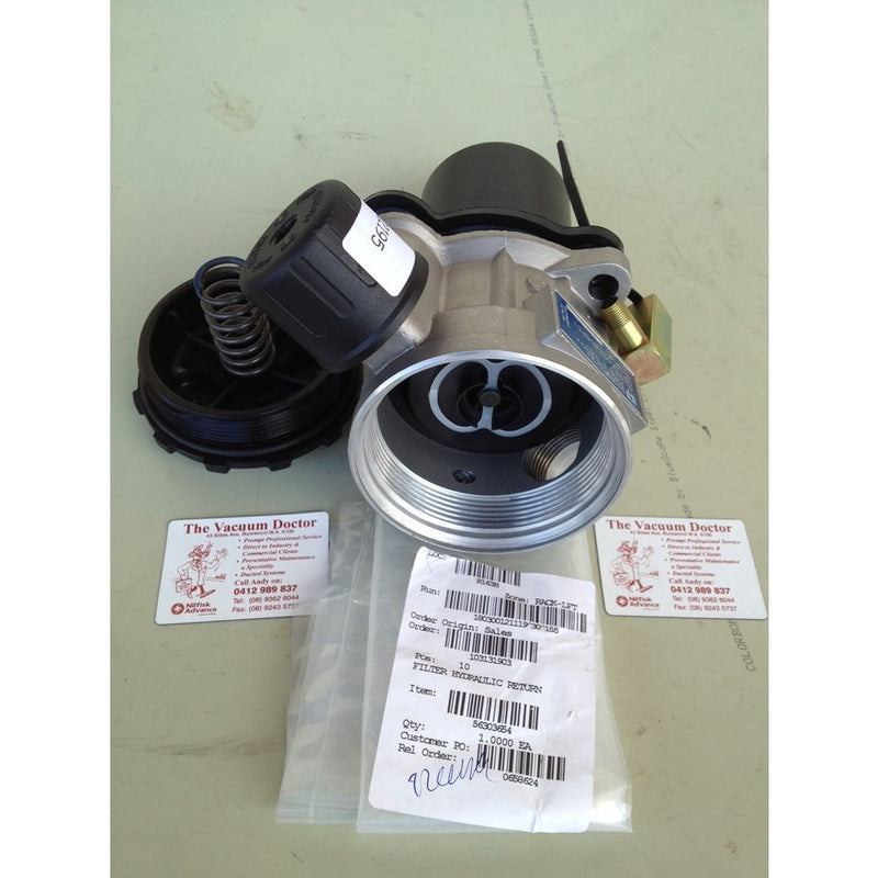 Nifisk SR1800 and CR1200 and CR1400 Hydraulic Oil Return Filter - The Vacuum Doctor