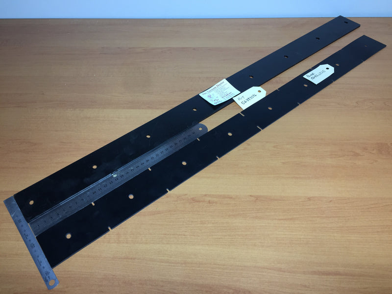 Nilfisk BA650 ST and Advance CMAX 26 Floor Scrubber Neoprene Squeegee Blade Kit - TVD The Vacuum Doctor