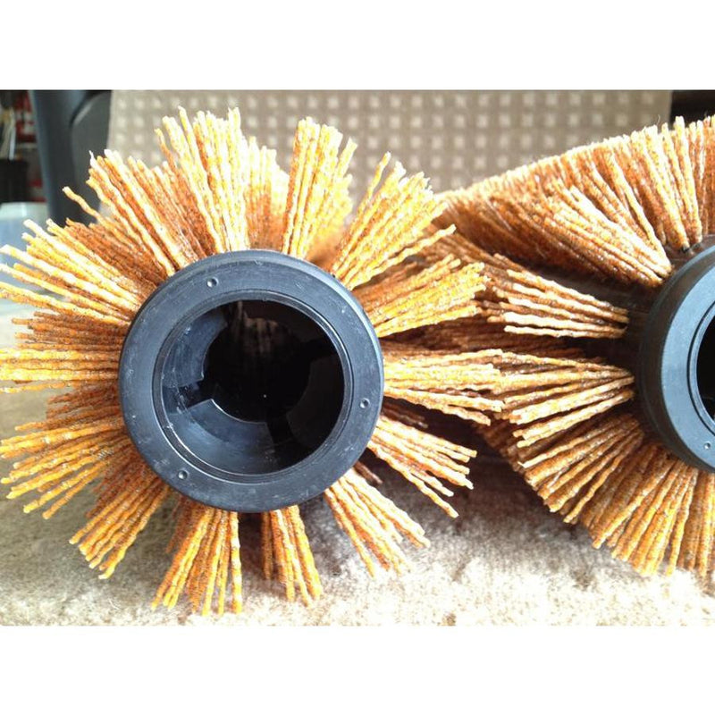 Nilfisk BR1100 Rider Scrubber Cylindrical Deck 46 Magna Grit Brush Set Of Two - TVD The Vacuum Doctor