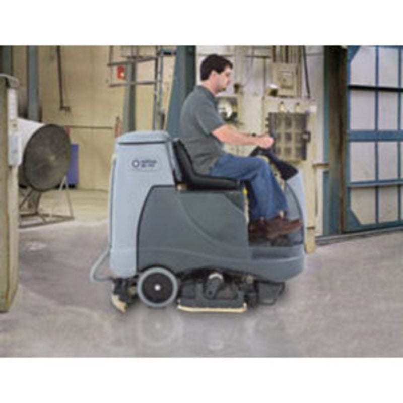Nilfisk BR855 Battery Operated Rider Floor Scrubber Complete With FREE Freight! - TVD The Vacuum Doctor
