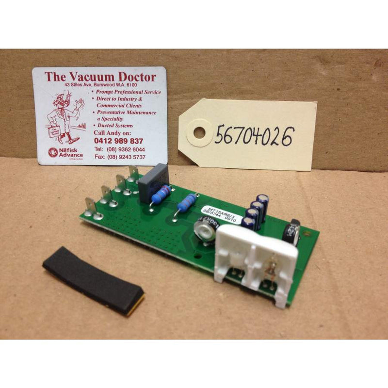 Nilfisk GU350 and GU450 and GU350A and GU450A Upright Vacuum Cleaner PCB - TVD The Vacuum Doctor