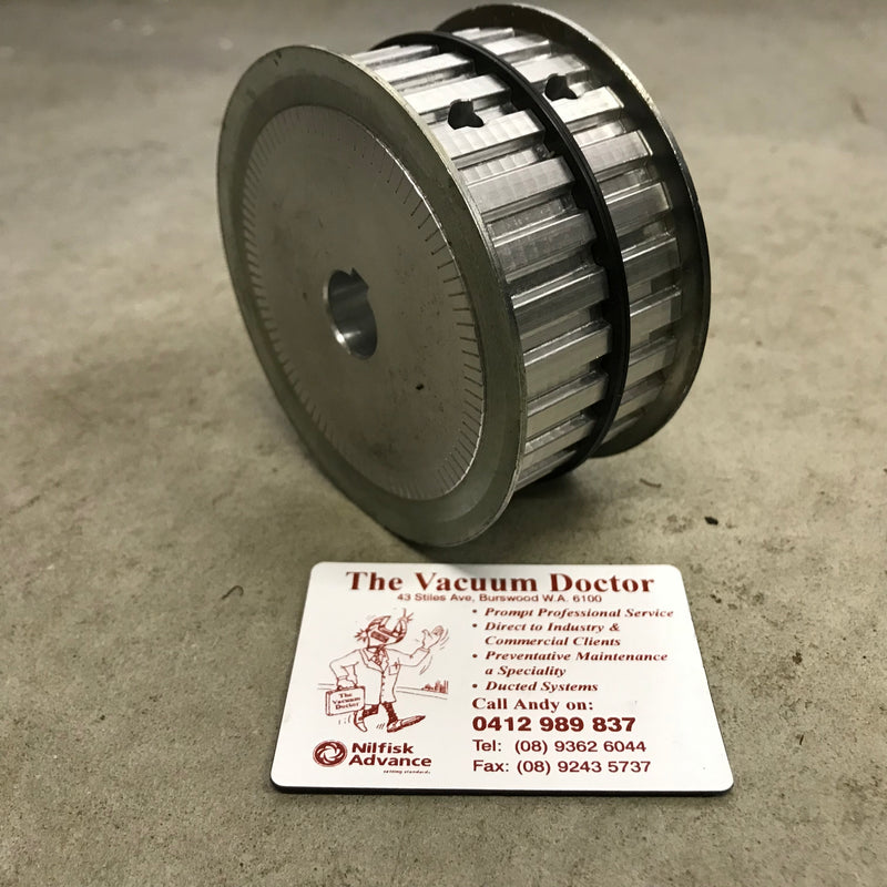 Clarke EZ8 Professional Timber Floor Sander Drum Gear For Drum Toothed Belts - TVD The Vacuum Doctor