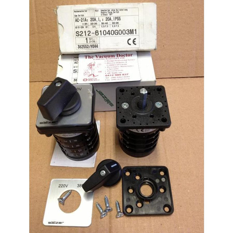 Gerni Pressure Washer Salzer Rotary Switch - TVD The Vacuum Doctor