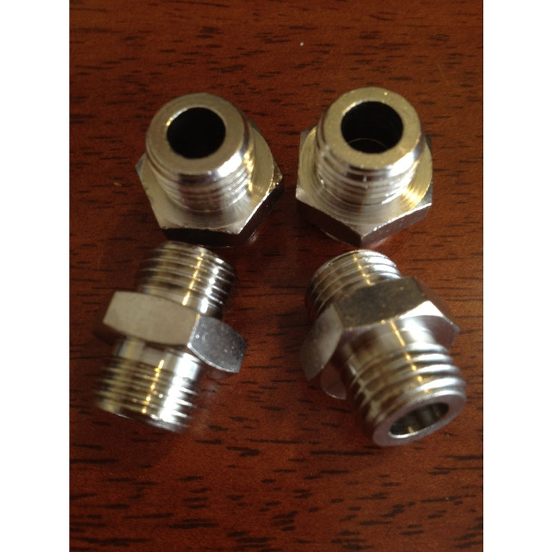 NilfiskFood Ecolab Pressure Washer Stainless Steel Hexagon Nipple Quarter Inch - TVD The Vacuum Doctor