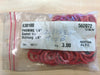Red Plastic 1/4" Inch Seal Gasket - TVD The Vacuum Doctor