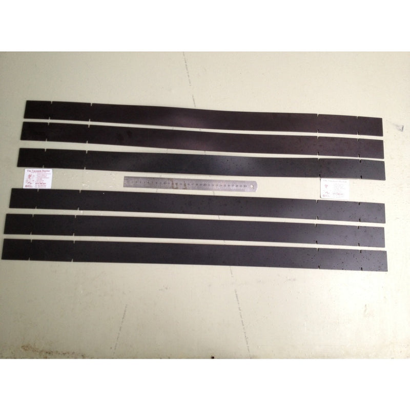 Nilfisk Combination Machine Black Neoprene Inner Squeegee Blade - The Vacuum Doctor