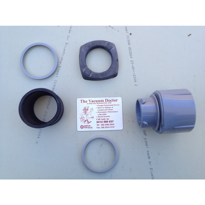 Nilfisk and Tellus Vacuum Hose Bayonet Ring For GM80 GM90 and GM81 - TVD The Vacuum Doctor