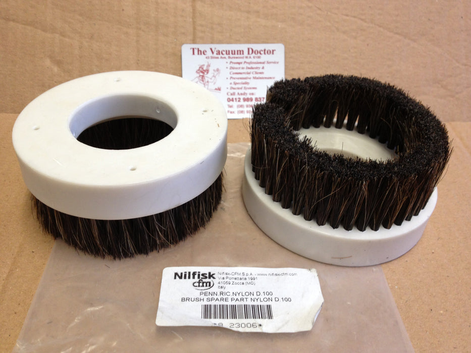 NilfiskCFM Industrial Vacuum Cleaner 50mm Bristle Round Brush Suits 127 137 S2 and S3 - TVD The Vacuum Doctor