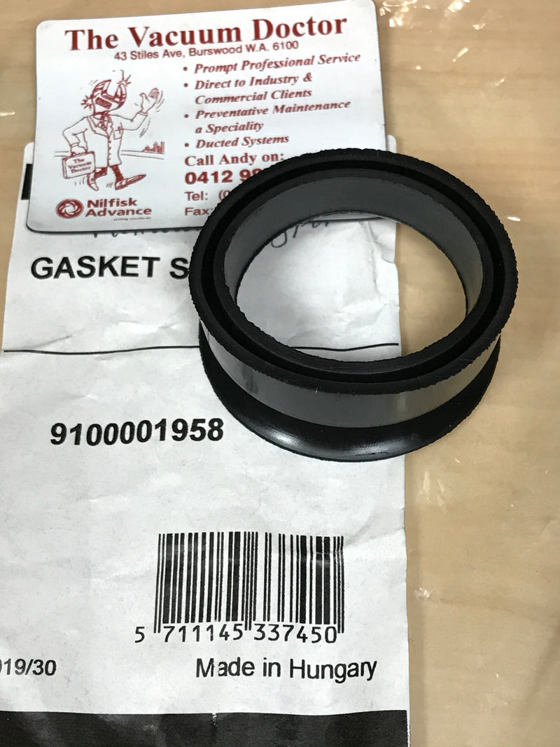 Nilfisk SC351 Walk Behind Battery Floor Scrubber Vacuum Motor To Tank Rubber Gasket - TVD The Vacuum Doctor