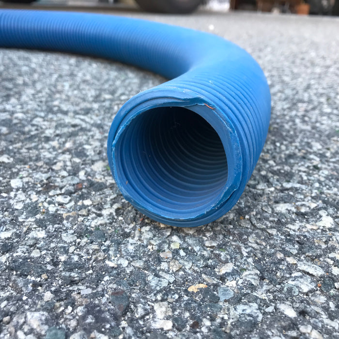 Blue 50mm Conductive Industrial  Vacuum Cleaner Hose With Copper Wire 7m Length ONLY