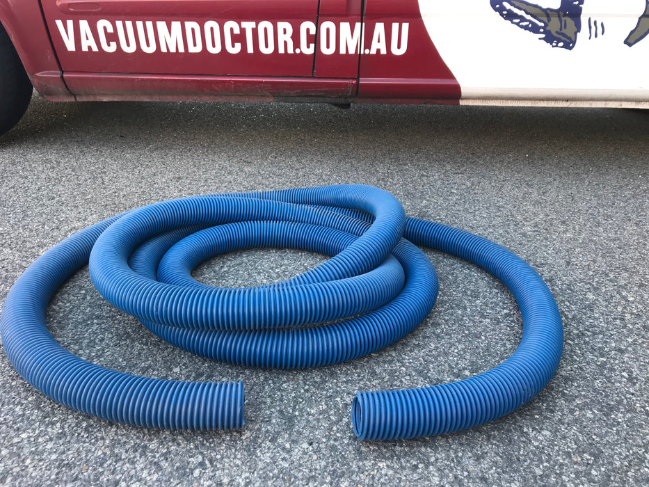 Blue 50mm Conductive Industrial  Vacuum Cleaner Hose With Copper Wire 7m Length ONLY