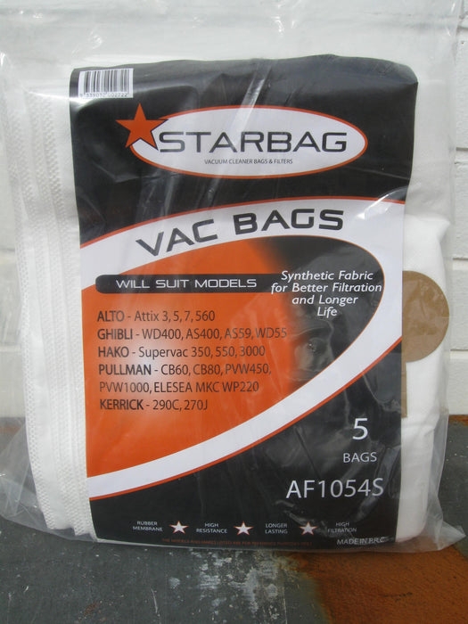 Nilfisk-Alto Style Attix 5 3 7 and Nilfisk IVB 5 3 7 Style Vacuum Synthetic Dustbags - TVD The Vacuum Doctor