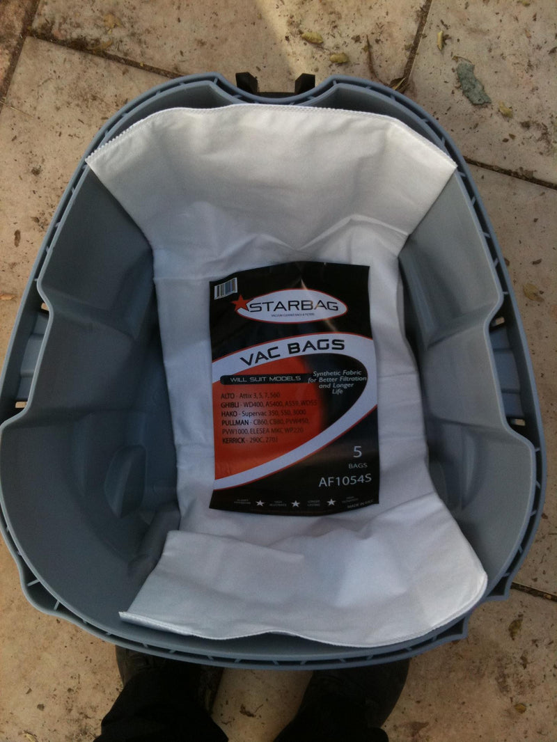 Nilfisk-Alto Style Attix 5 3 7 and Nilfisk IVB 5 3 7 Style Vacuum Synthetic Dustbags - TVD The Vacuum Doctor