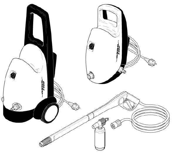 ALTO KEW AQUA 300 400 and 600 Cold Water Pressure Washer OBSOLETE - TVD The Vacuum Doctor
