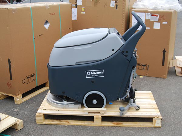 Nilfisk SC450 Battery Operated Automatic Floor Scrubber Drier Complete With Batteries - TVD The Vacuum Doctor