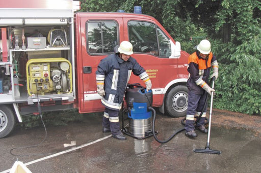 Nilfisk-Alto 751-71 Wet Pick Up And Pump Out Vacuum Cleaner For Fire Department Use - TVD The Vacuum Doctor