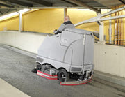 Nilfisk BR1100S Battery Operated Rider Scrubber Complete With Discs and Brushes - TVD The Vacuum Doctor