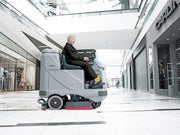 Nilfisk BR1050S X Ecoflex Battery Operated Rider Scrubber Complete With Discs and Brushes - TVD The Vacuum Doctor