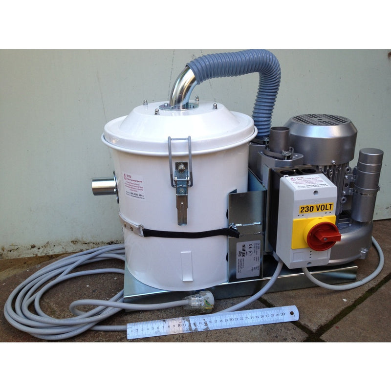 NilfiskCFM 100/28 M Vacuum Unit 3 Phase Motor Option For Constant Running - TVD The Vacuum Doctor