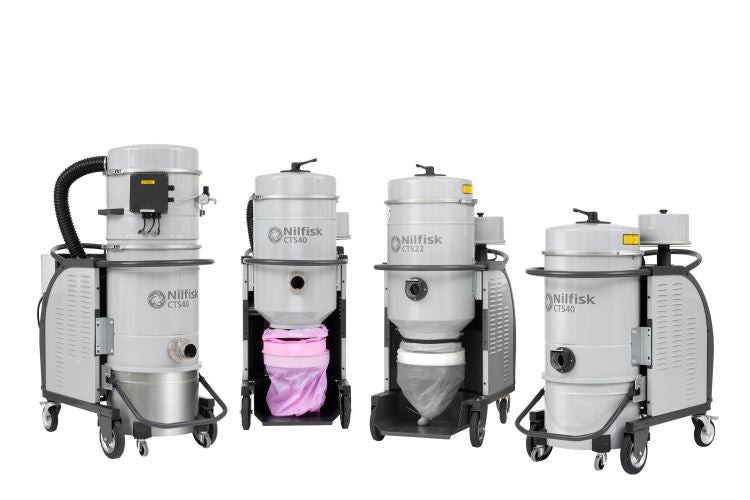 Nilfisk CTS22 L100 LC Z21 EXA ANZ Configured 2.2kW 3 Phase Industrial Vacuum Cleaner