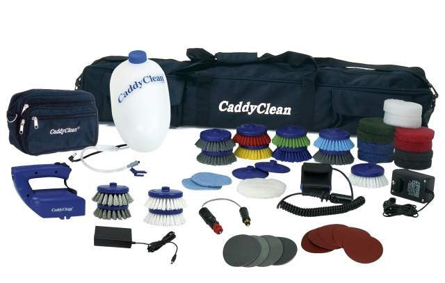 Caddy Clean Classic ST1002 Compact Floor Scrubber For Kitchen Bathroom or Toilet - TVD The Vacuum Doctor