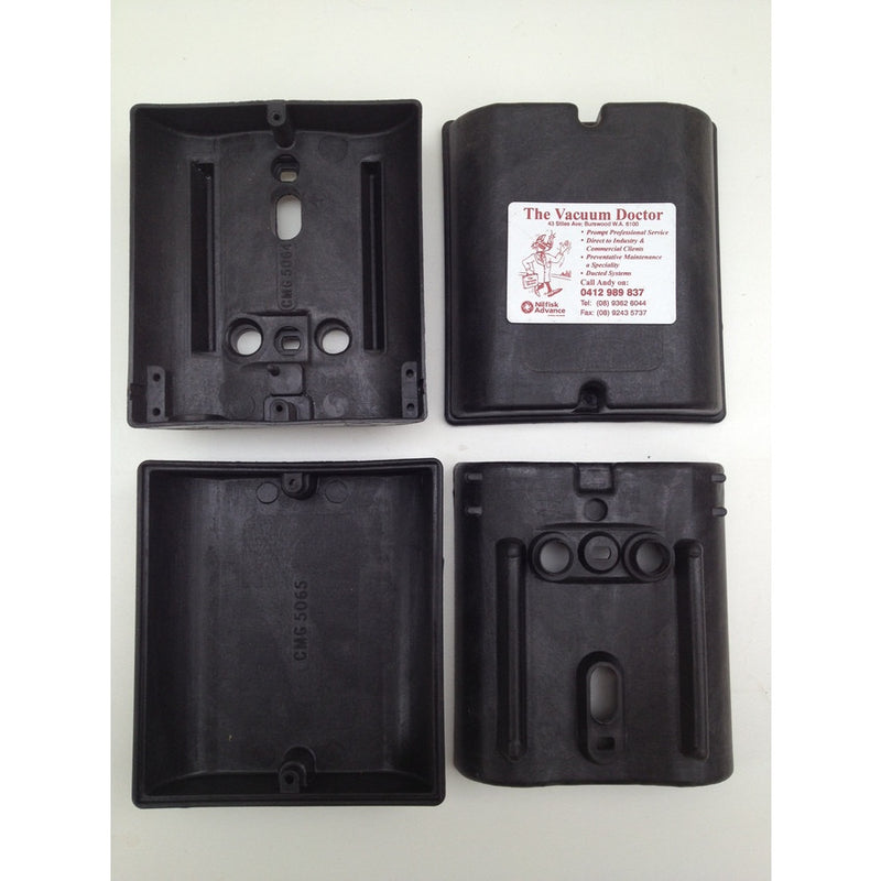 Start and Run Capacitor Box Base For Polivac PV25 Swing Polisher and Floor Sander - TVD The Vacuum Doctor