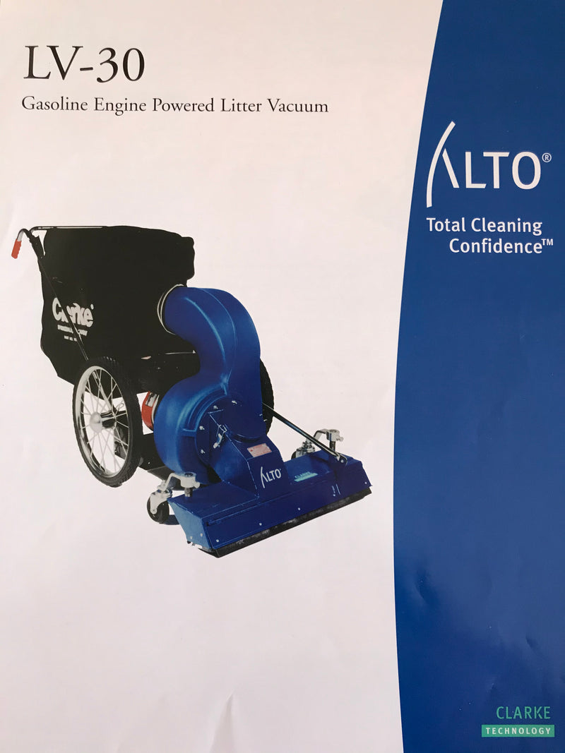 Clarke ALTO LV30 Litter Vac Large Outside Area Vacuum Cleaner Unvailable In Australia - TVD The Vacuum Doctor