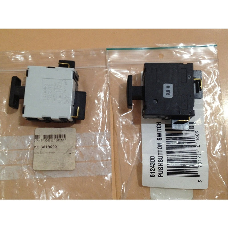 Nilfisk-ALTO KEW Pressure Washer Push Button DP Switch 9.8 Ampere - The Vacuum Doctor