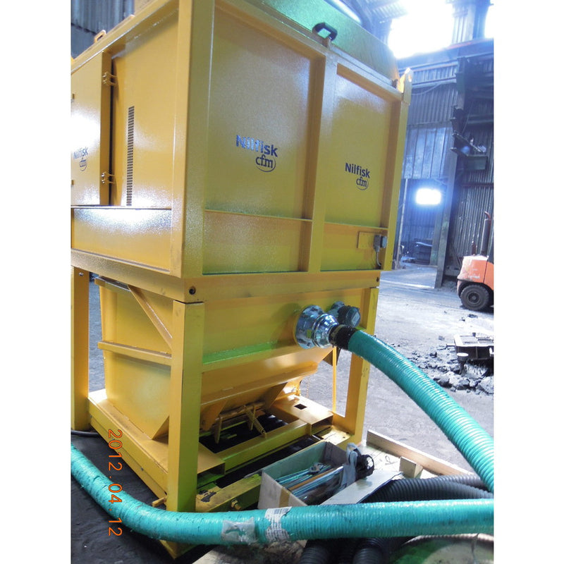 NilfiskCFM Spirovac Heavy Industrial Vacuum System For Illustration Of General Idea - TVD The Vacuum Doctor