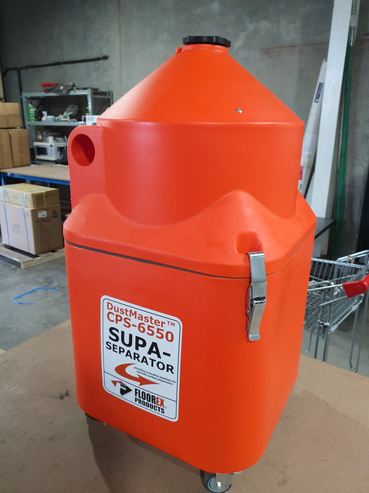Floorex CPS-6550 50 Litre Moulded Separator Complete With Lid and Clips On Wheels