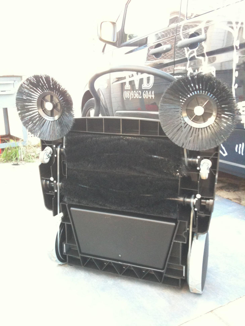 Nilfisk SM800 and ALTO Floortec 480M Pedestrian Sweeper Swivel Castor Wheel - TVD The Vacuum Doctor