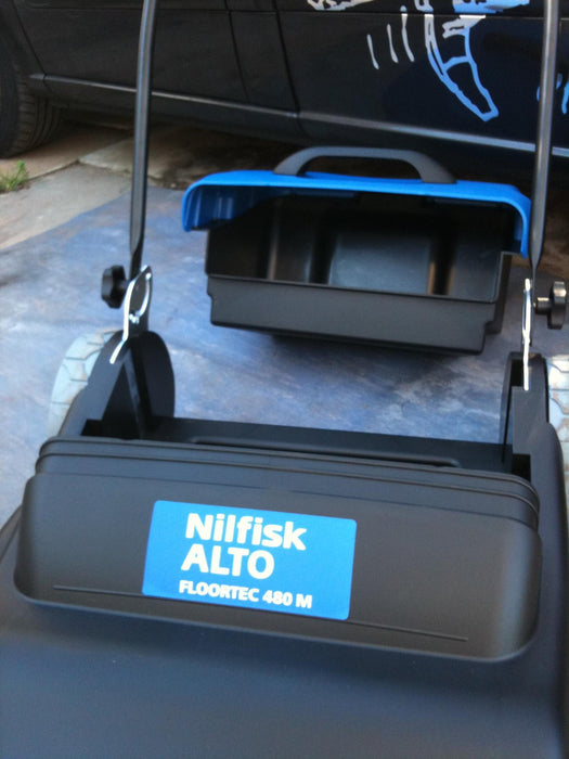 Nilfisk-Alto Floortec 480M Walk Behind Push Sweeper SEE SM800 - TVD The Vacuum Doctor