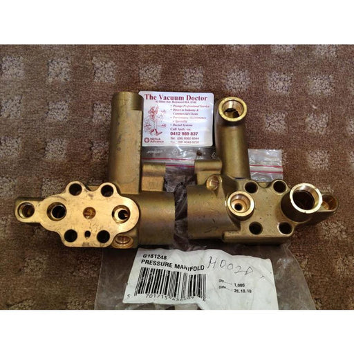 Gerni Brass Pump Manifold For 4100A and 4500A Hot Water Pressure Washer - TVD The Vacuum Doctor