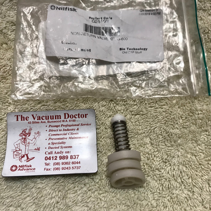 Gerni G600 and Gerni G6900 Pressure Washer Non-Return Valve Kit - ONE ONLY
