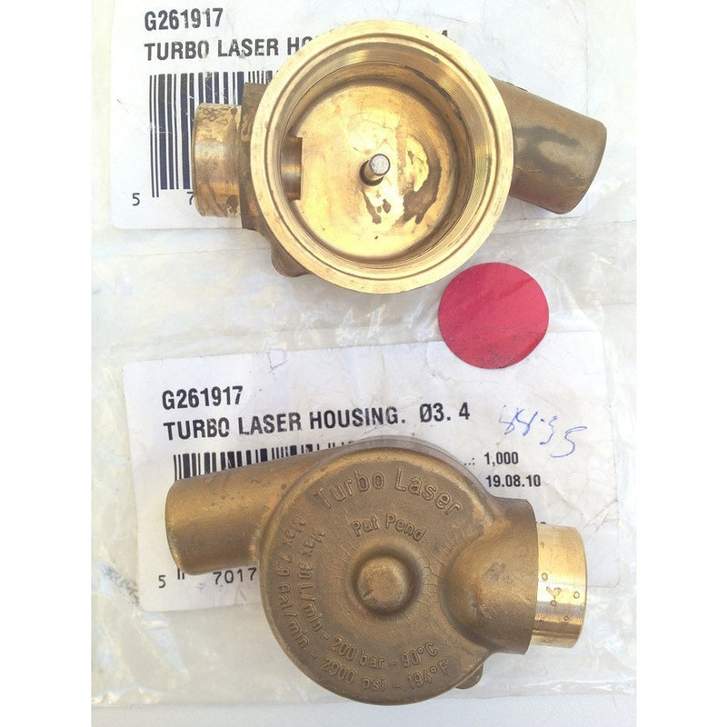 Gerni Pressure Washer Turbo Laser Brass Housing For Lance 3.5 Diameter Jet - The Vacuum Doctor