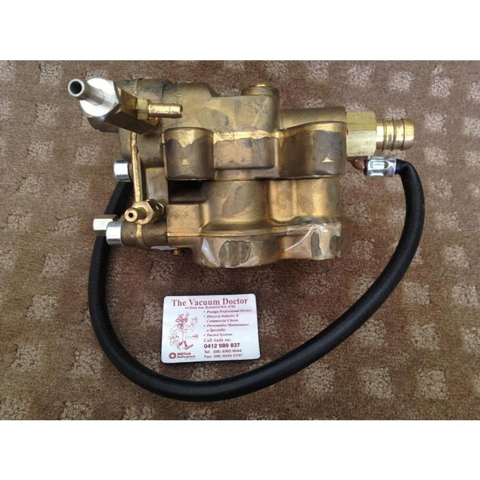 Gerni G6600 Hot Water Pressure Washer Brass Pump Cylinder Head Complete - The Vacuum Doctor
