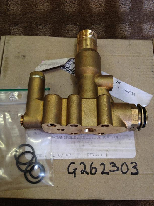 Gerni Brass Pump Manifold For Gerni G200A Tradesman Electric Pressure Washer - TVD The Vacuum Doctor