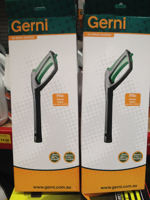 Gerni Classic Domestic Pressure Washers G4 Spray Handle Pistol Grip NLA - TVD The Vacuum Doctor