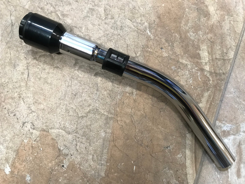 Screw-on Premium Steel Bent End Piece 32mm With Suction Regulator