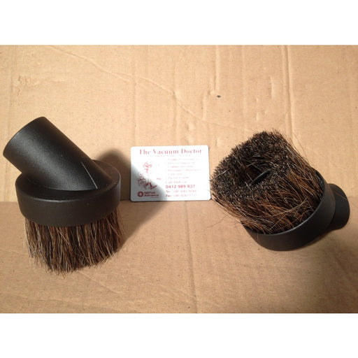 Round Dusting Brush With Horsehair For Vacuum Cleaner To Fit 32mm Tubes - TVD The Vacuum Doctor