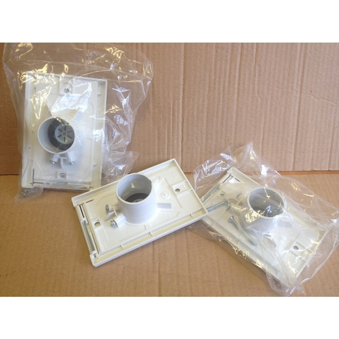 White Flapvalve For Autostart Of Built-In Ducted Vacuum Cleaner System - TVD The Vacuum Doctor