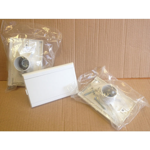 White Flapvalve For Autostart Of Built-In Ducted Vacuum Cleaner System - TVD The Vacuum Doctor