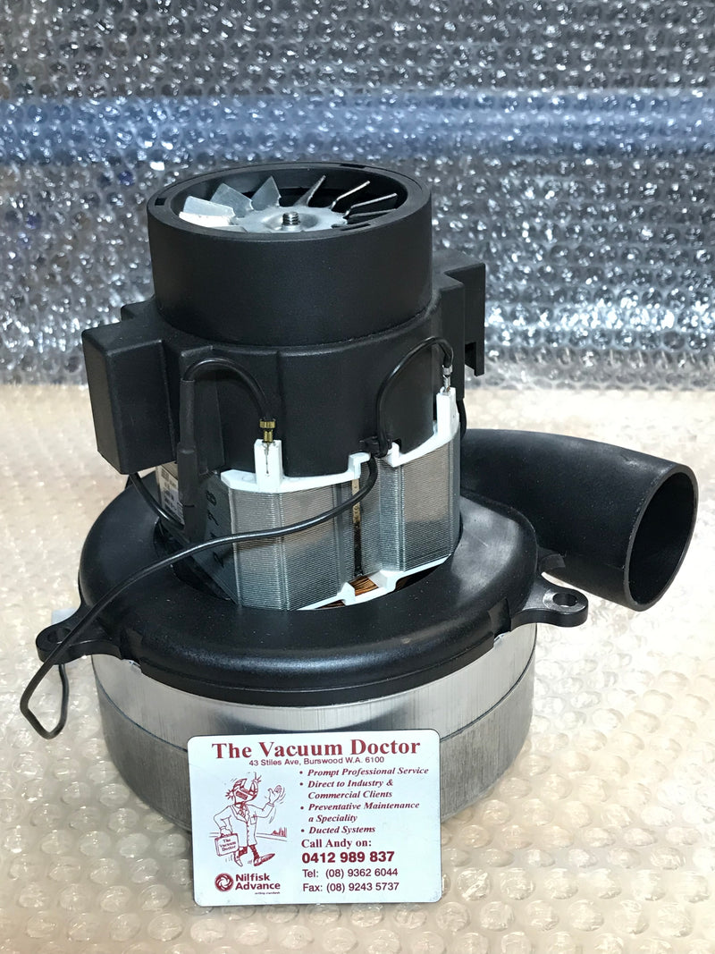 Ametek 069402022 1300Watt 2 Stage ByPass Tangential Ducted Vacuum Motor - TVD The Vacuum Doctor