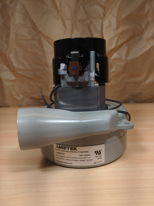 Ametek 119625 1100W 2 Stage ByPass Tangential Ducted Vacuum Motor - TVD The Vacuum Doctor