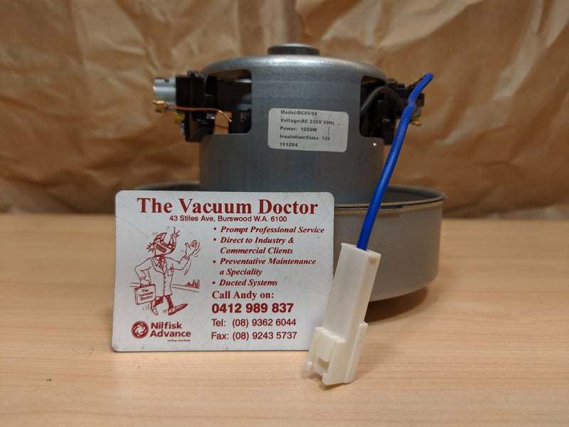 1600W Single Stage Flo-Thru Motor To Suit Dyson Barrel Vacuum Cleaners Such As DC05 DC08 DC19 DC21 not DC23 - TVD The Vacuum Doctor