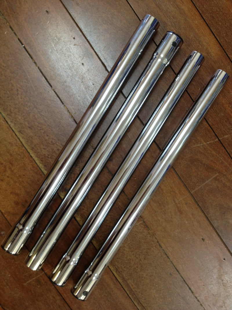 Chrome 35mm Vacuum Cleaner Wand Two Are Needed For A Set - TVD The Vacuum Doctor