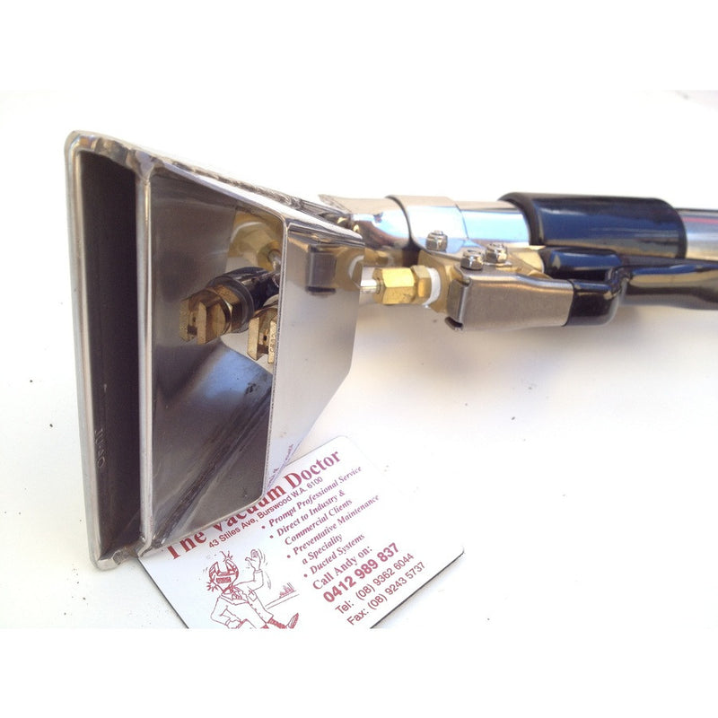 4” Stainless Steel and Brass Detail and Upholstery Tool Made In America - The Vacuum Doctor