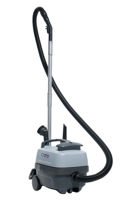 Nilfisk GD910 and Saltix 3 Commercial Vacuum Cleaner Base Container Complete With Clips And Wheels - TVD The Vacuum Doctor
