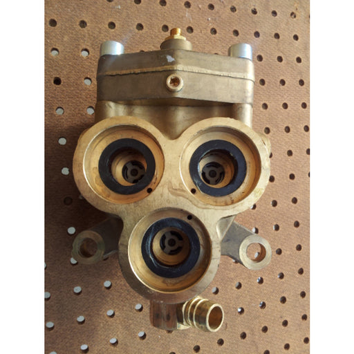 Gerni 660A Cold Water Pressure Washer Brass Pump Cylinder Head Complete - TVD The Vacuum Doctor