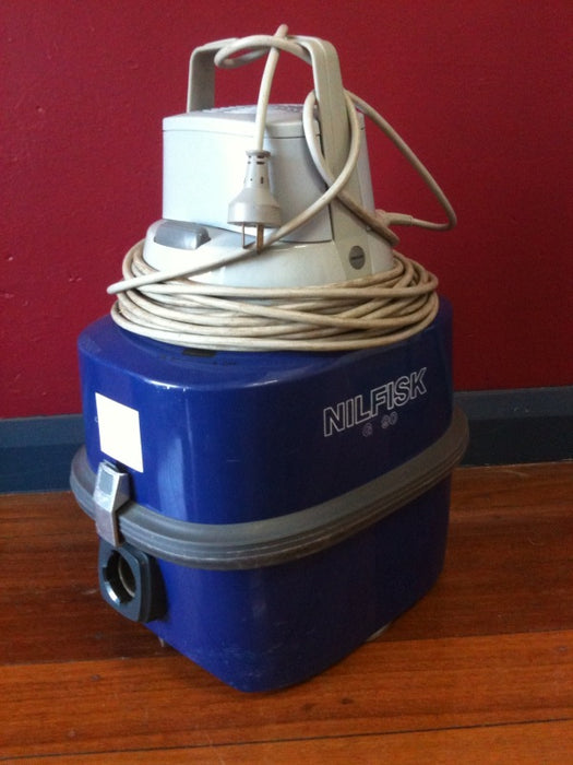 Nilfisk GM90 and GS90 Lower Dustbag Container In Grey Without Wheels